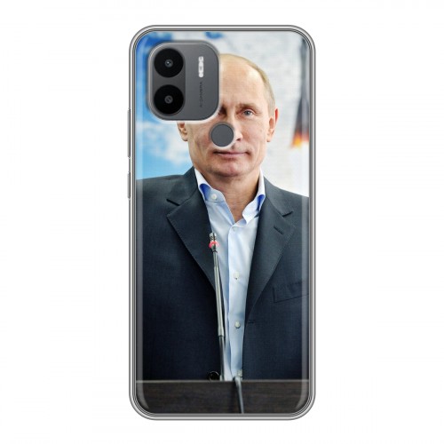Дизайнерский силиконовый с усиленными углами чехол для Xiaomi Redmi A1 Plus В.В.Путин