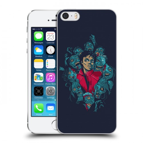 Дизайнерский пластиковый чехол для Iphone 5s Майкл Джексон