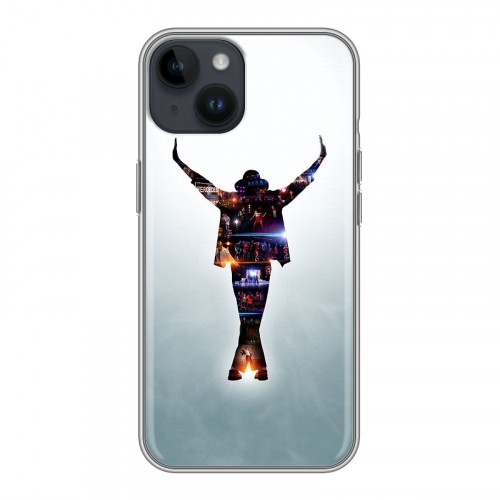 Дизайнерский пластиковый чехол для Iphone 14 Майкл Джексон