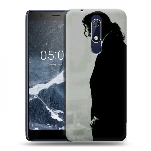 Дизайнерский пластиковый чехол для Nokia 5.1 Майкл Джексон