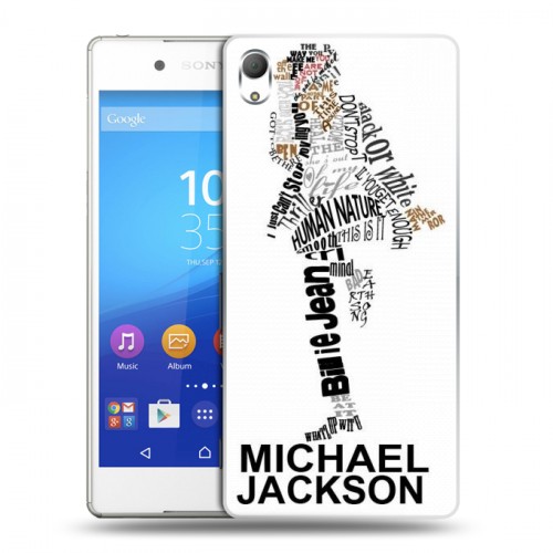 Дизайнерский пластиковый чехол для Sony Xperia Z3+ Майкл Джексон