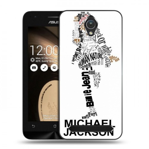 Дизайнерский пластиковый чехол для ASUS Zenfone Go Майкл Джексон