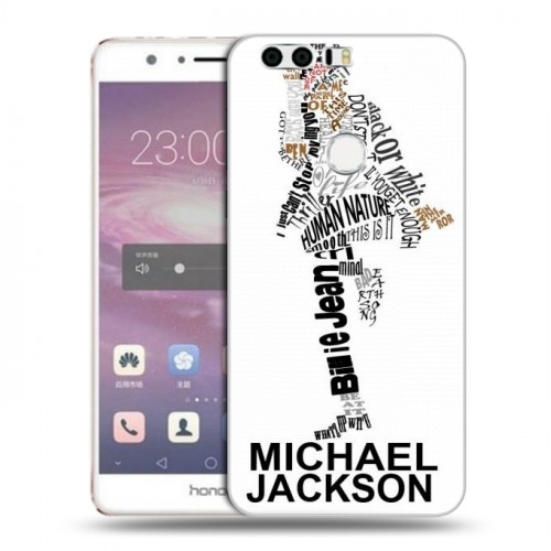 Дизайнерский пластиковый чехол для Huawei Honor 8 Майкл Джексон