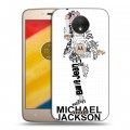 Дизайнерский силиконовый чехол для Motorola Moto C Майкл Джексон
