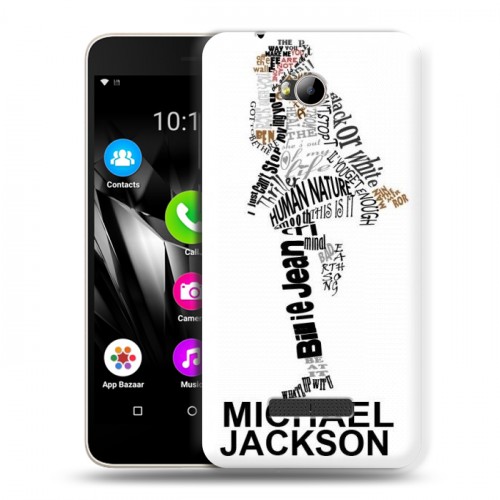 Дизайнерский силиконовый чехол для Micromax Canvas Spark 3 Q385 Майкл Джексон