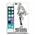 Дизайнерский пластиковый чехол для Iphone 5s Майкл Джексон