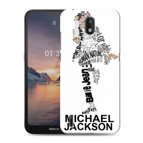 Дизайнерский силиконовый с усиленными углами чехол для Nokia 1.3 Майкл Джексон