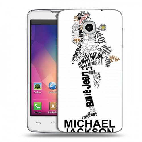 Дизайнерский пластиковый чехол для LG L60 Майкл Джексон