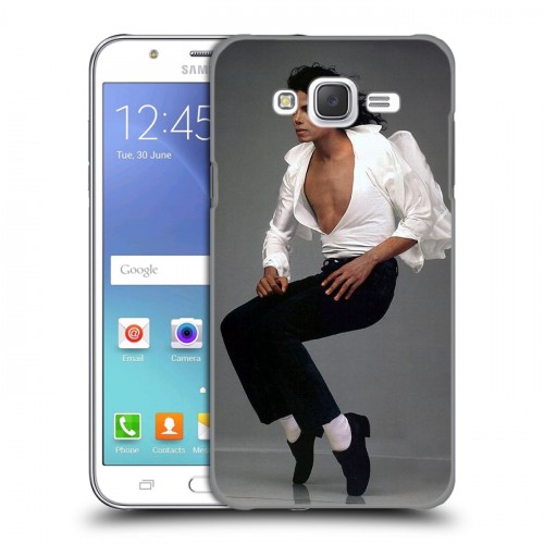 Дизайнерский пластиковый чехол для Samsung Galaxy J5 Майкл Джексон
