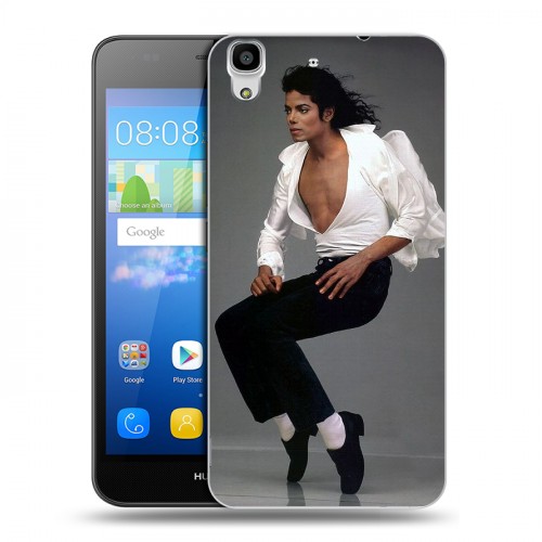 Дизайнерский пластиковый чехол для Huawei Y6 Майкл Джексон