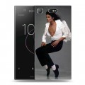 Дизайнерский пластиковый чехол для Sony Xperia XZ1 Compact Майкл Джексон