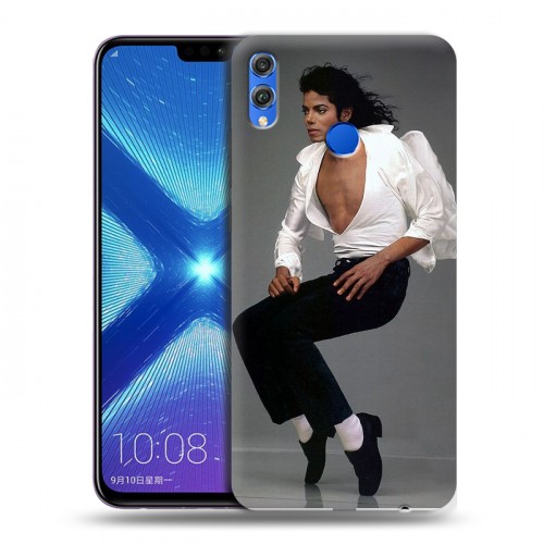 Дизайнерский силиконовый чехол для Huawei Honor 8X Майкл Джексон