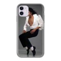 Дизайнерский силиконовый чехол для Iphone 11 Майкл Джексон