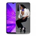 Дизайнерский силиконовый чехол для Realme 5 Майкл Джексон