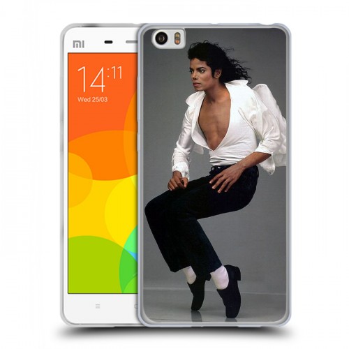 Дизайнерский силиконовый чехол для Xiaomi Mi Note Майкл Джексон