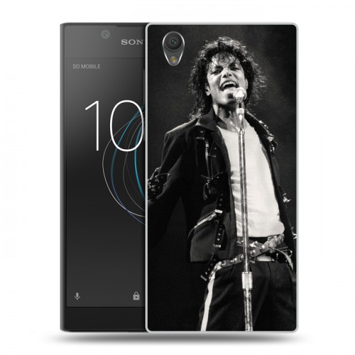 Дизайнерский пластиковый чехол для Sony Xperia L1 Майкл Джексон