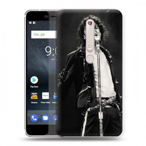 Дизайнерский пластиковый чехол для Nokia 6 (2018) Майкл Джексон