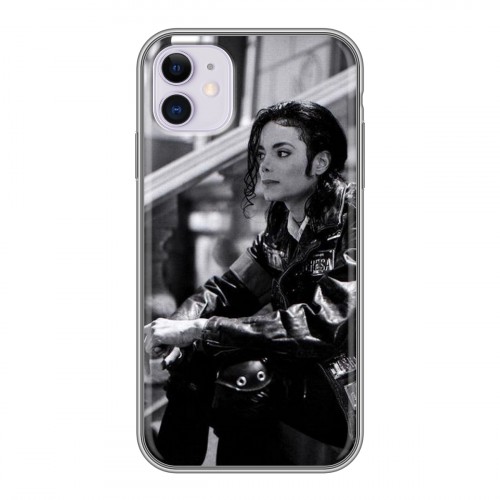 Дизайнерский пластиковый чехол для Iphone 11 Майкл Джексон