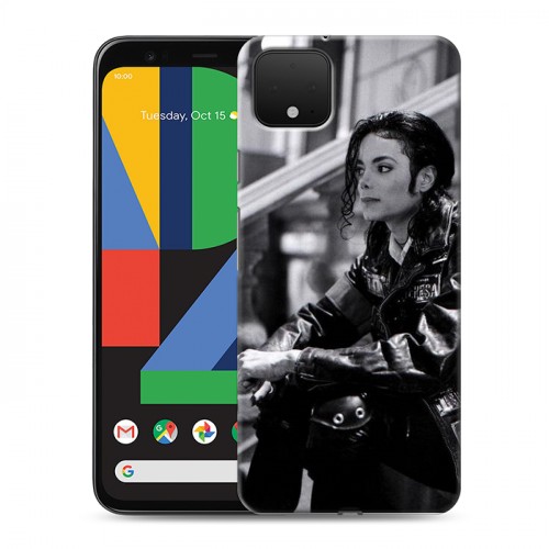 Дизайнерский пластиковый чехол для Google Pixel 4 XL Майкл Джексон