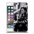 Дизайнерский пластиковый чехол для Iphone 6/6s Майкл Джексон
