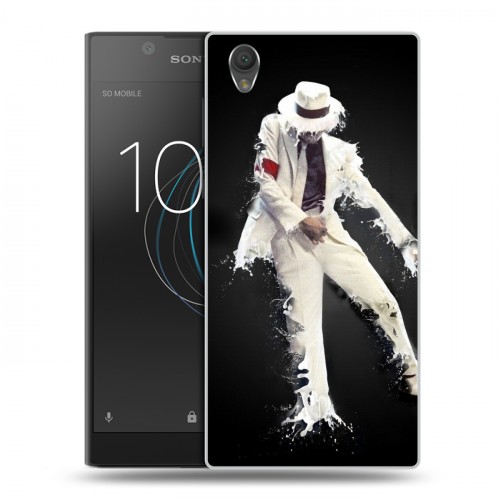 Дизайнерский пластиковый чехол для Sony Xperia L1 Майкл Джексон