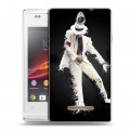 Дизайнерский пластиковый чехол для Sony Xperia E Майкл Джексон