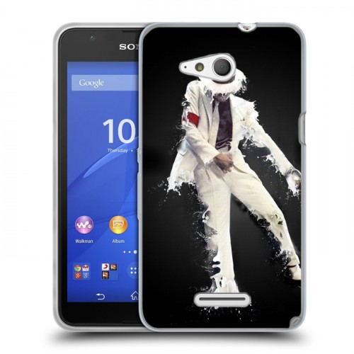 Дизайнерский пластиковый чехол для Sony Xperia E4g Майкл Джексон