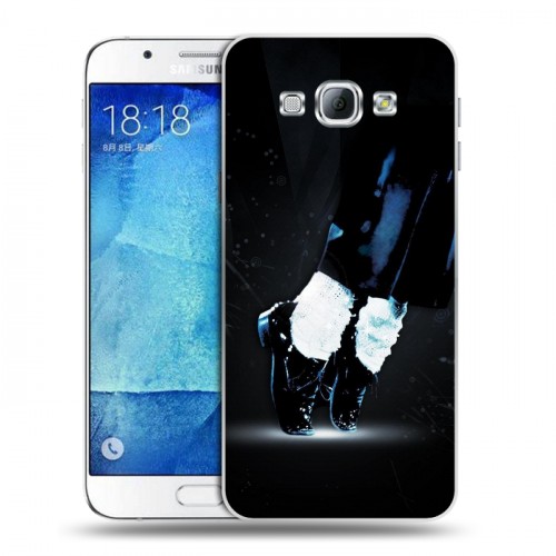 Дизайнерский пластиковый чехол для Samsung Galaxy A8 Майкл Джексон