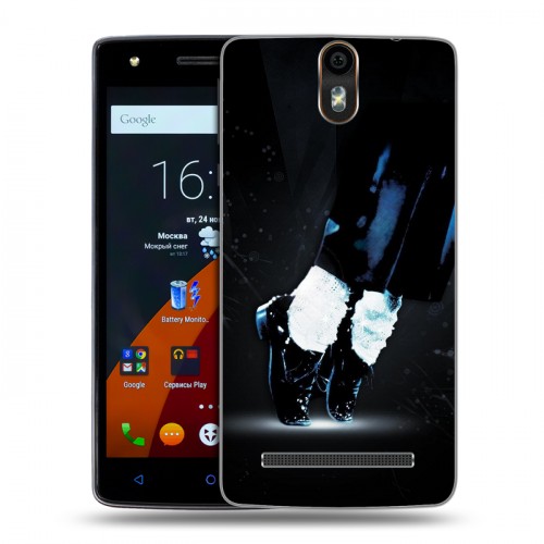 Дизайнерский силиконовый чехол для Wileyfox Storm Майкл Джексон