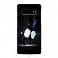 Дизайнерский силиконовый чехол для Samsung Galaxy S10 Майкл Джексон