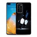 Дизайнерский силиконовый с усиленными углами чехол для Huawei P40 Майкл Джексон