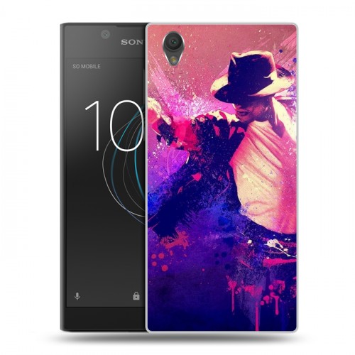 Дизайнерский пластиковый чехол для Sony Xperia L1 Майкл Джексон