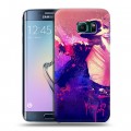 Дизайнерский пластиковый чехол для Samsung Galaxy S6 Edge Майкл Джексон