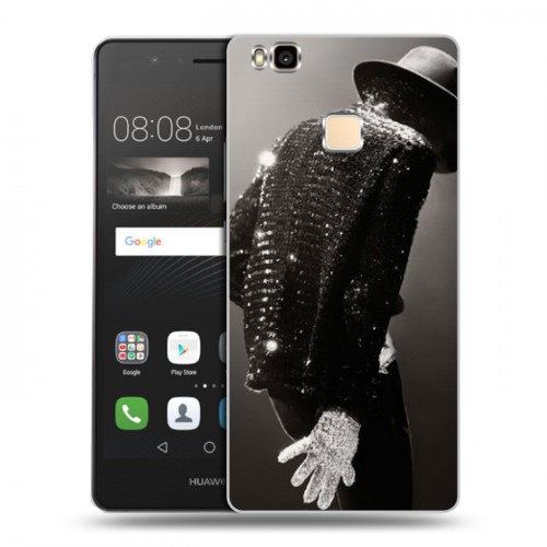 Дизайнерский пластиковый чехол для Huawei P9 Lite Майкл Джексон