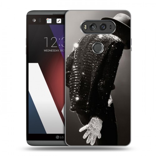 Дизайнерский пластиковый чехол для LG V20 Майкл Джексон