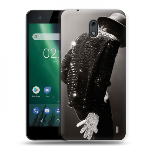 Дизайнерский пластиковый чехол для Nokia 2 Майкл Джексон