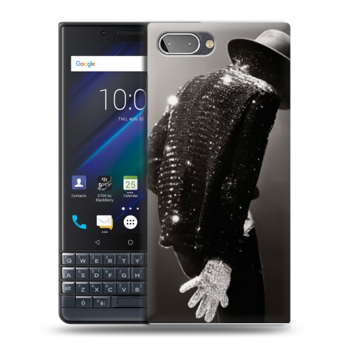 Дизайнерский пластиковый чехол для BlackBerry KEY2 LE Майкл Джексон
