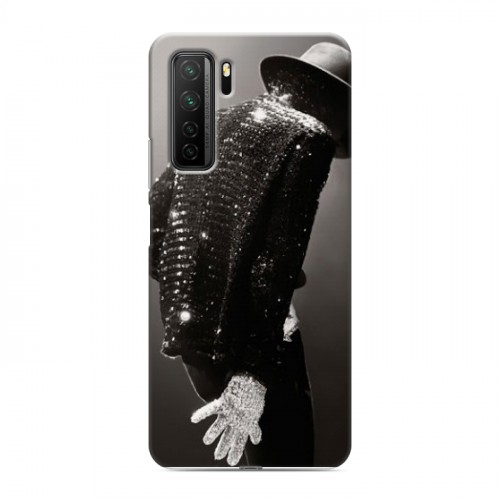 Дизайнерский силиконовый с усиленными углами чехол для Huawei Honor 30S Майкл Джексон