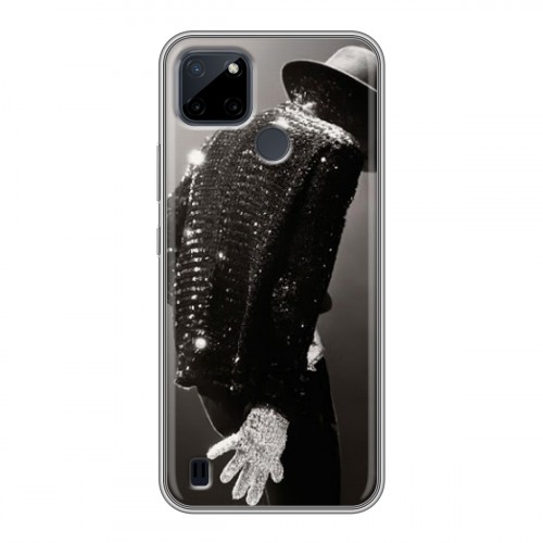 Дизайнерский силиконовый чехол для Realme C21Y Майкл Джексон