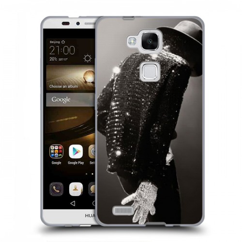 Дизайнерский силиконовый чехол для Huawei Ascend Mate 7 Майкл Джексон