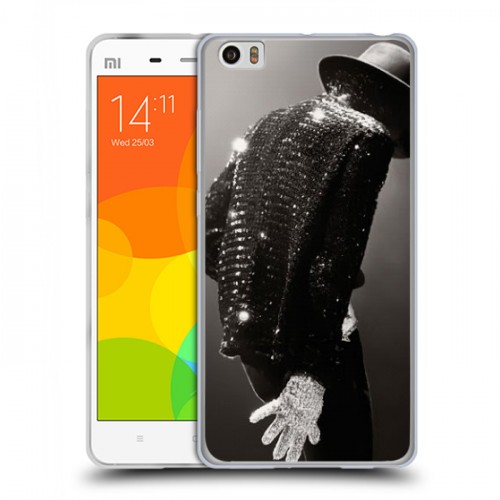Дизайнерский силиконовый чехол для Xiaomi Mi Note Майкл Джексон