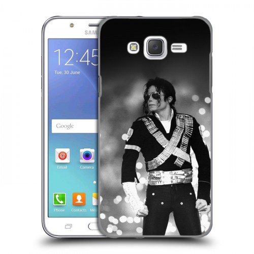 Дизайнерский пластиковый чехол для Samsung Galaxy J5 Майкл Джексон