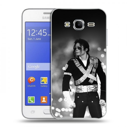 Дизайнерский силиконовый чехол для Samsung Galaxy J7 Майкл Джексон