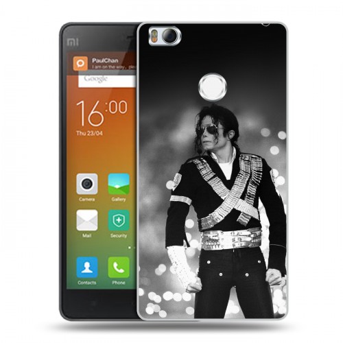 Дизайнерский силиконовый чехол для Xiaomi Mi4S Майкл Джексон