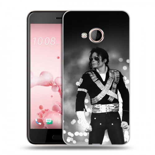 Дизайнерский силиконовый чехол для HTC U Play Майкл Джексон