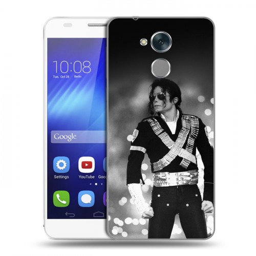 Дизайнерский пластиковый чехол для Huawei Honor 6C Майкл Джексон