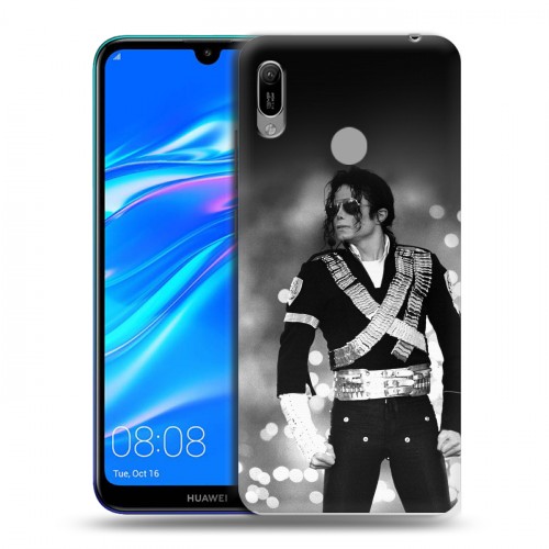 Дизайнерский пластиковый чехол для Huawei Y6 (2019) Майкл Джексон