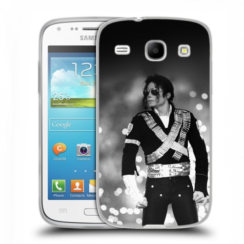 Дизайнерский силиконовый чехол для Samsung Galaxy Core Майкл Джексон