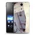 Дизайнерский пластиковый чехол для Sony Xperia TX Альберт Эйнштейн