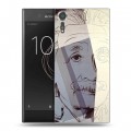 Дизайнерский пластиковый чехол для Sony Xperia XZs Альберт Эйнштейн